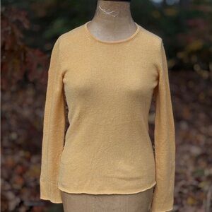 Trillion Yellow Cashmere Sweater